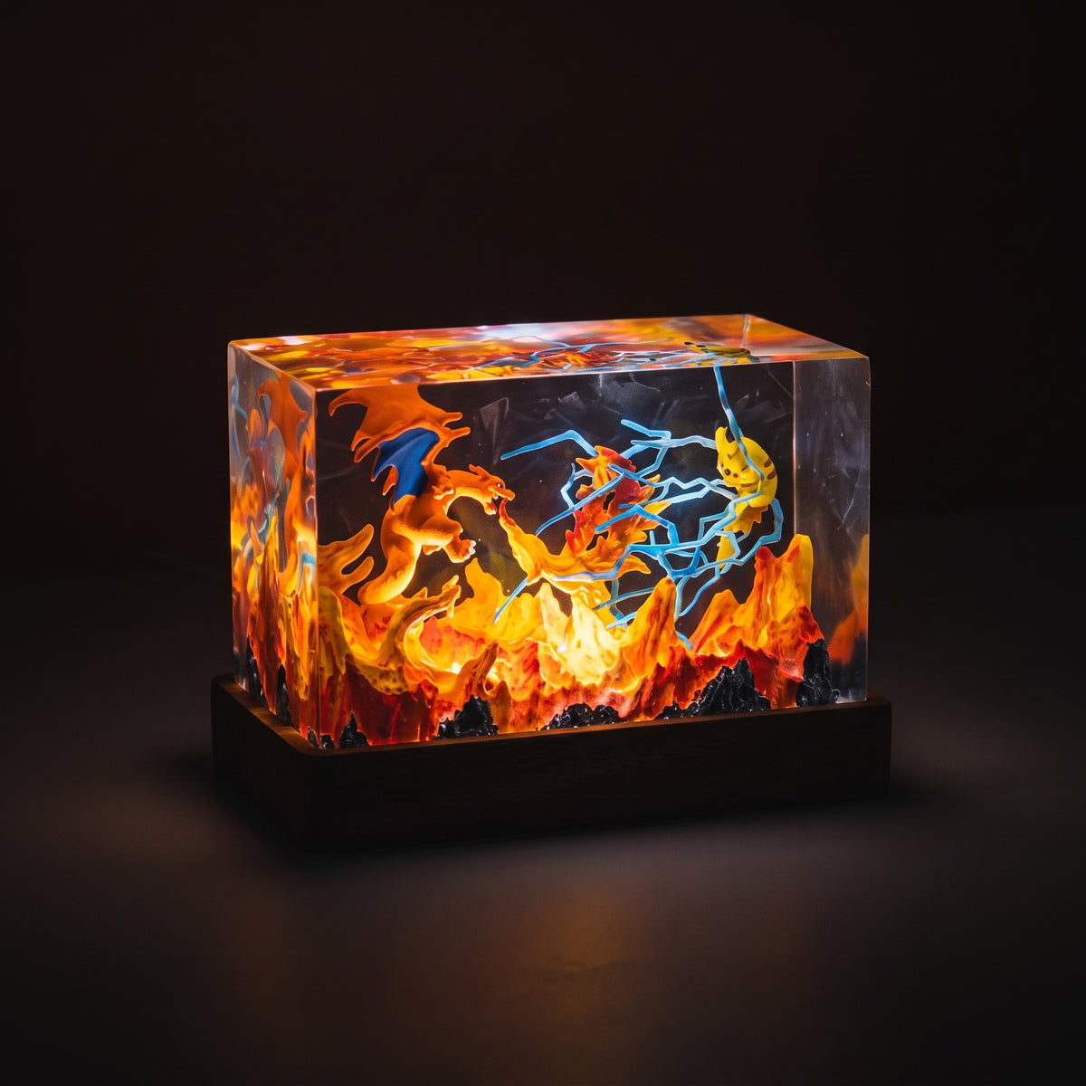 Dracaufeu VS Pikachu Lampe